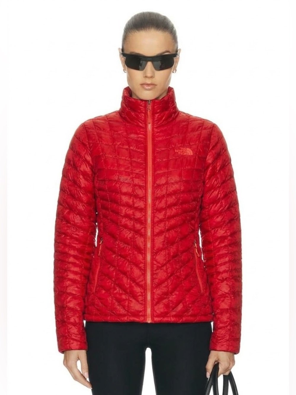 The North Face Red ThermoBall Trekker Puffer Packable Jacket Small Ski Gorpcore